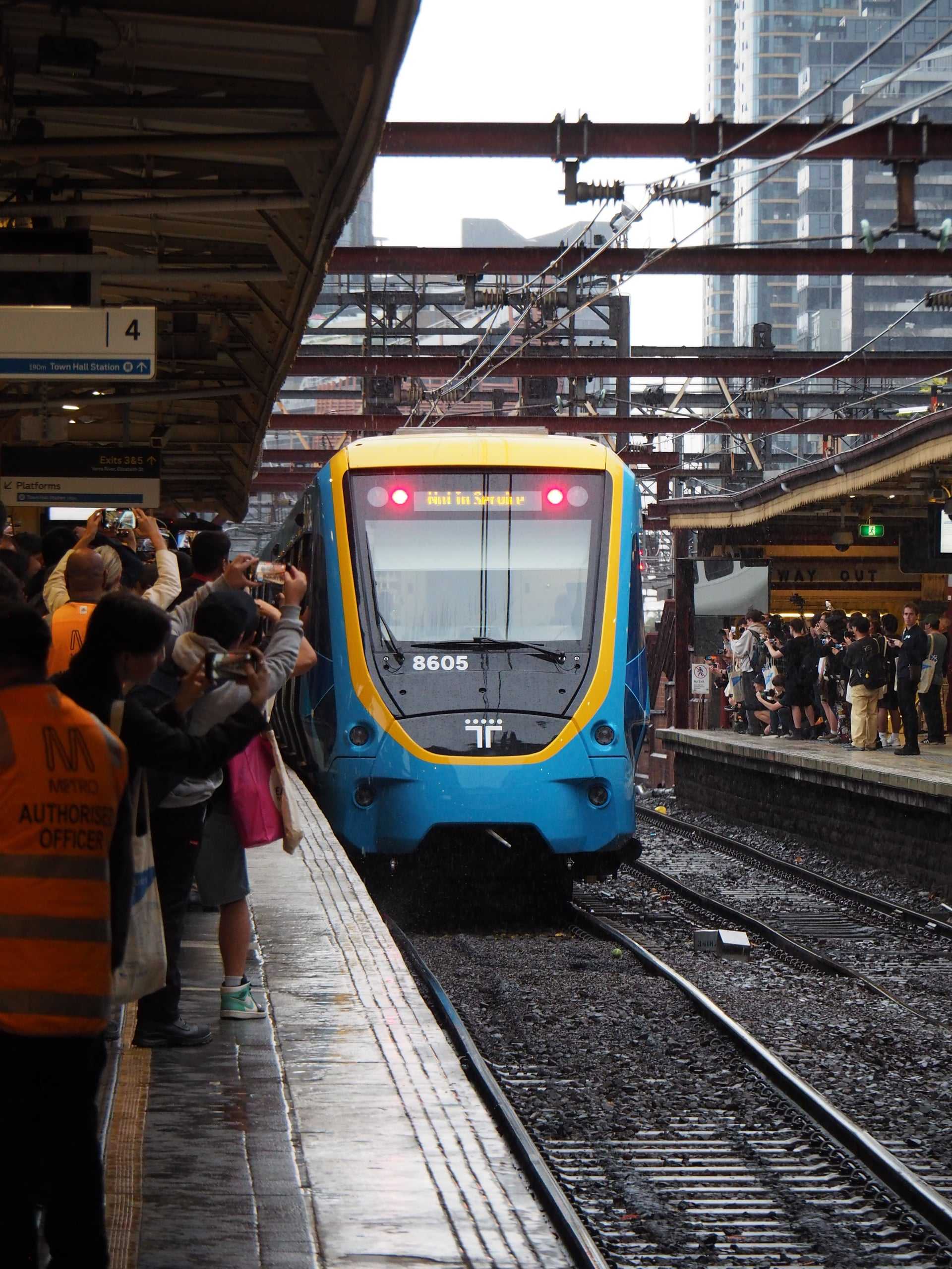 XT2 heading back to Newport after a successful passenger test run to Upfield